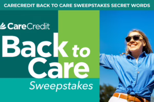 CareCredit Back to Care Sweepstakes Secret Words 2026