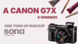 Sona Cosmetics Canon G7X Giveaway